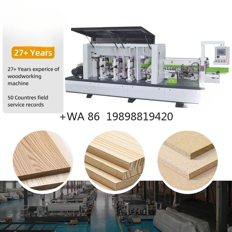 Machine Edgebander Fully Automatic Wood Bending Machine Escuadradora Sicar Edgebanding Kdt Edge Banding