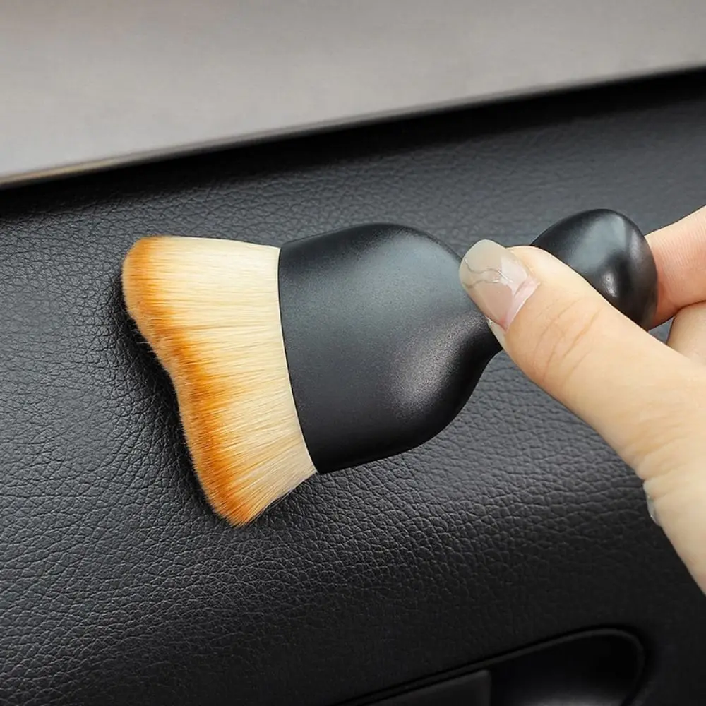 1PC Car Interior Cleaning Brush Curved Design Cleaning Tools Car Detailing Brush Ultra Soft Gap Dust Sweeping Brush