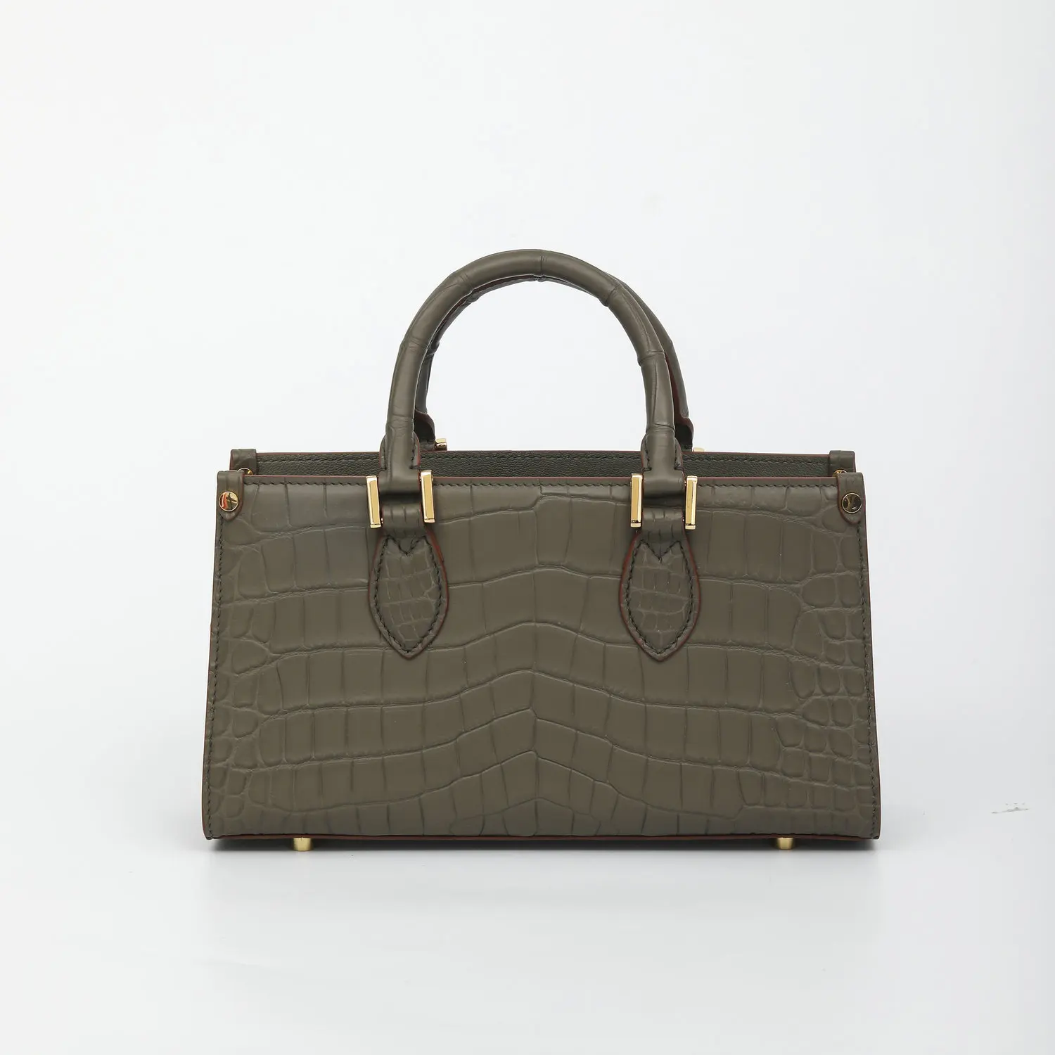 2025 New Designer Matte Crocodile Leather Women Handbag Genuine Leather Lady Tote Bag High Grade Large Capacity Shoulder Bag 45