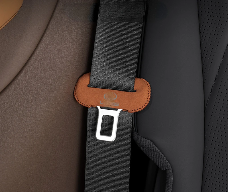 Suitable For Lexus  ES300 RX NX200 GX  Front And Back Row Suede  Automobile Safety Belt Buckle Protection Cover