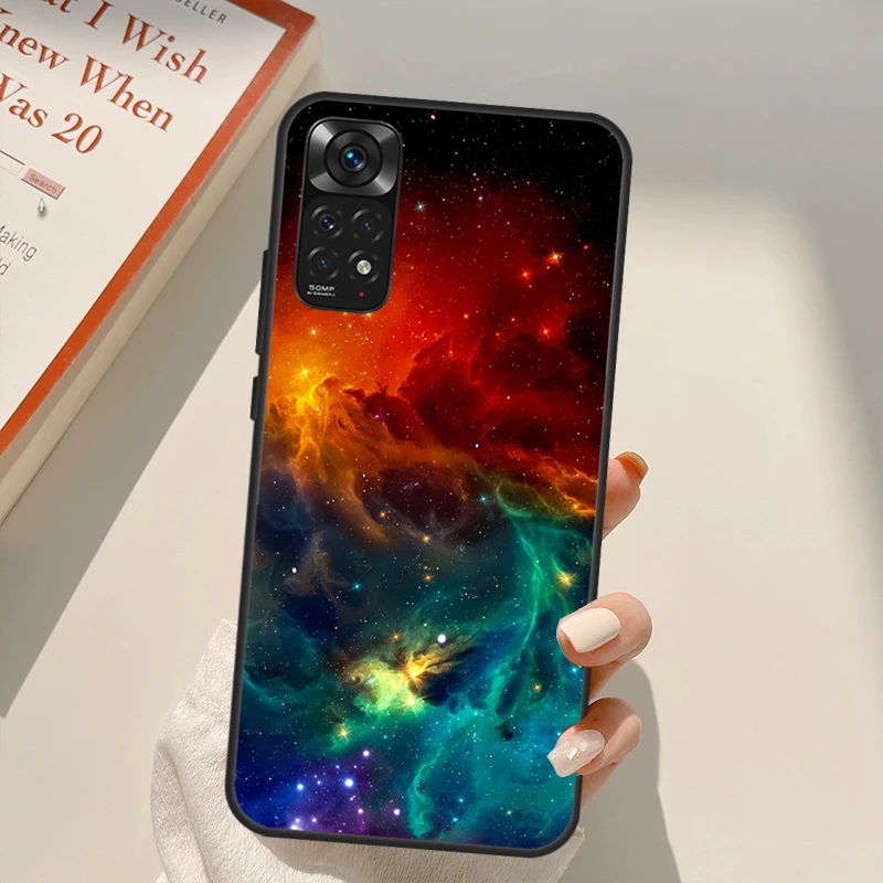 Space For Galaxy Universe Case For Xiaomi Redmi Note 11 10 9 8 Pro Note 11S 10S 9S 8T K50 K40 9A 9C 10A 10C Cover