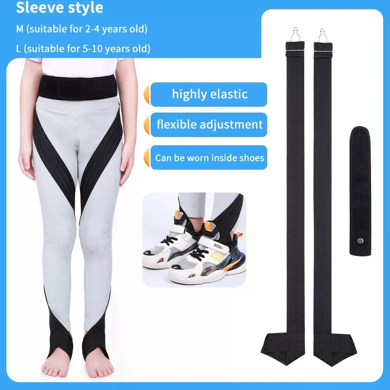 1 Set Children's O/X Legs Type Correction Belts Legs Posture Corrector Band Bandage Recovery Corrector Lightweight Straighten