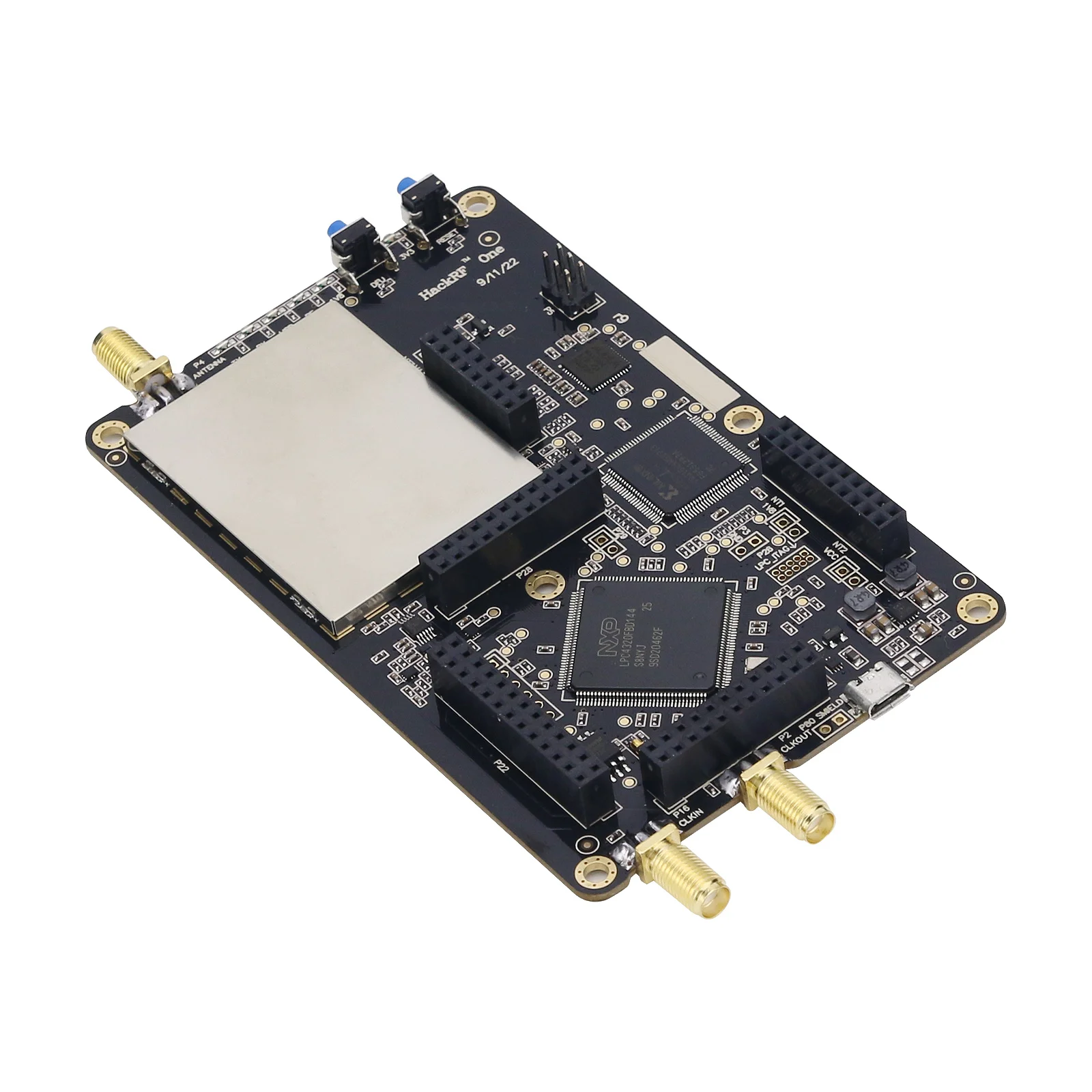 1MHz bis 6GHz Hackrf ein R9 V2.0.0 Starter SDR Board mit Abschirm abdeckung Tcxo GPS Simulator