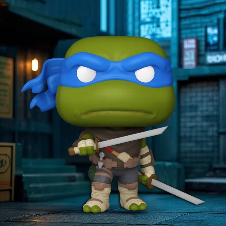 

Funko Fenggao Pop Ninja Turtles Donatello Leonardo Peripheral Figurines Trendy Desktop Car Ornaments Dolls Gifts Collectibles