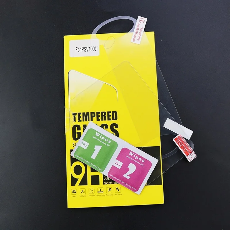 YuXi الزجاج المقسى واضح كامل HD واقي للشاشة غطاء الجبهة الخلفية فيلم الحرس ل Psvita PS Vita PSV 1000 2000 PSV1000 PSV2000
