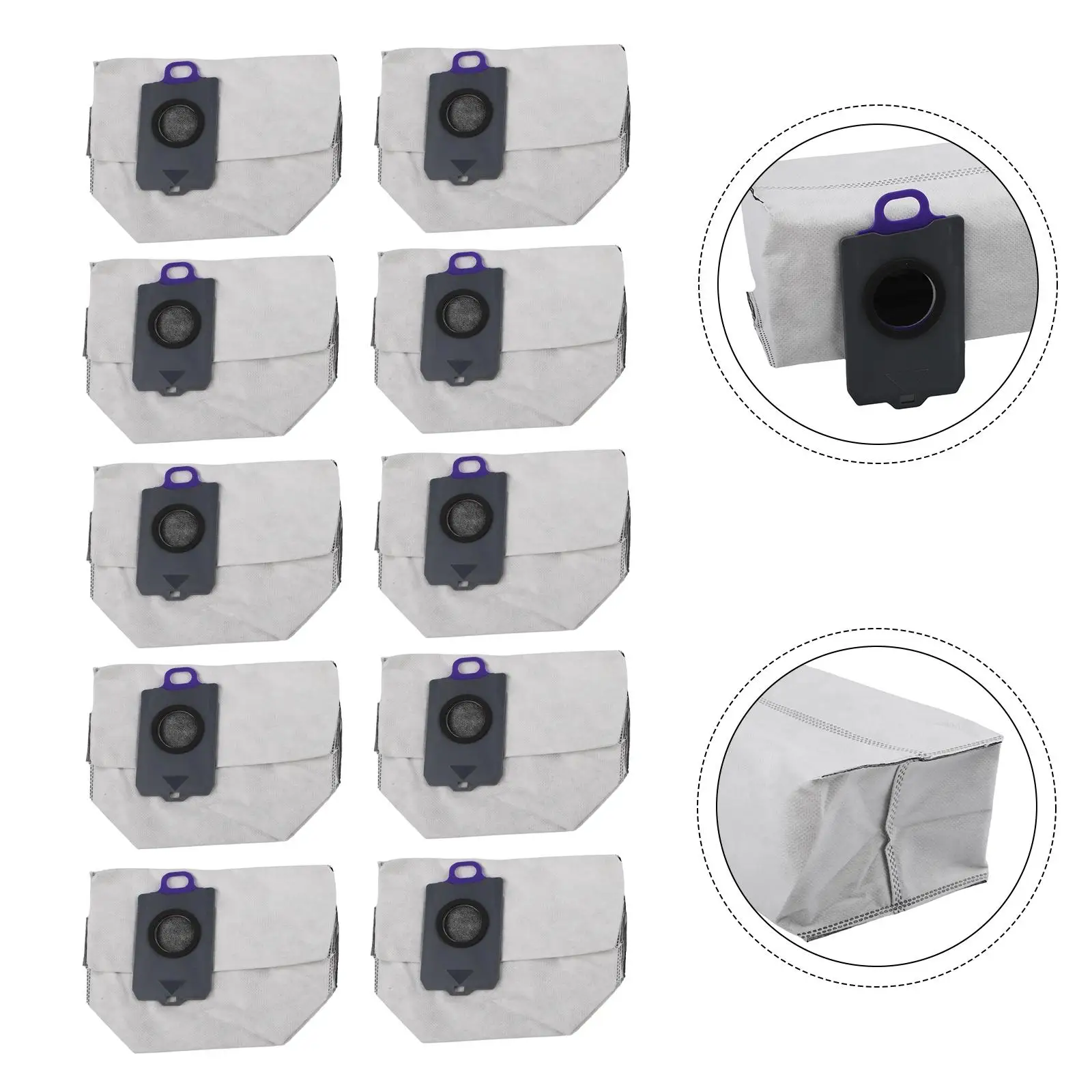 3.5L Capacity Base Station Bags For Base Station Emptying Ultra-fine Filter Automatic Emptying Compatible For NARWAL X10 Pro