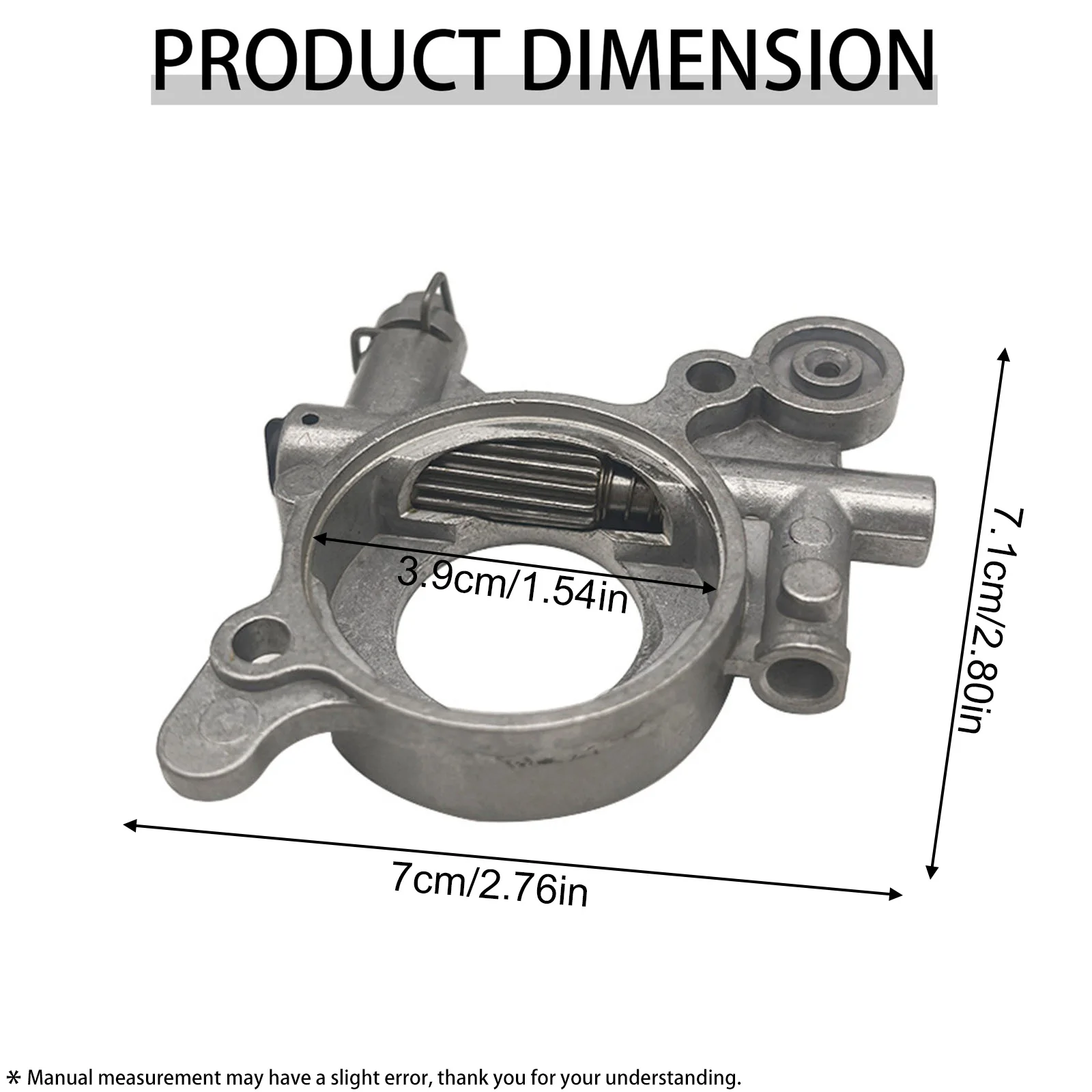Chainsaw Oil Pump for Husqvarna 365 372 372XP, Bar Oil Pump Chain Oil Pump Oiler Assembly Replacement Part