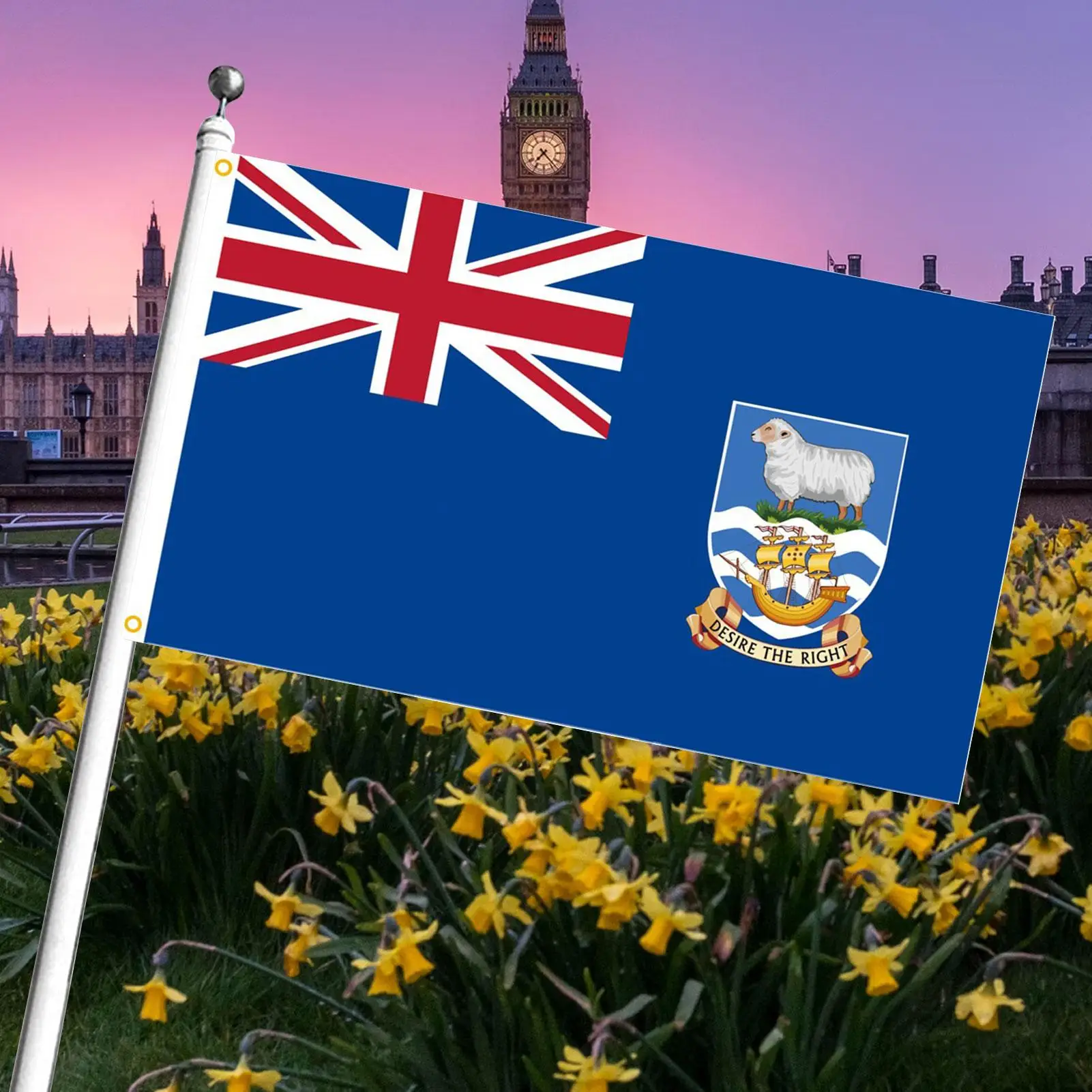 British flag Falkland Islands 90x150cm tapestry British flag Can be used as an event backdrop For Birthday Wedding Halloween