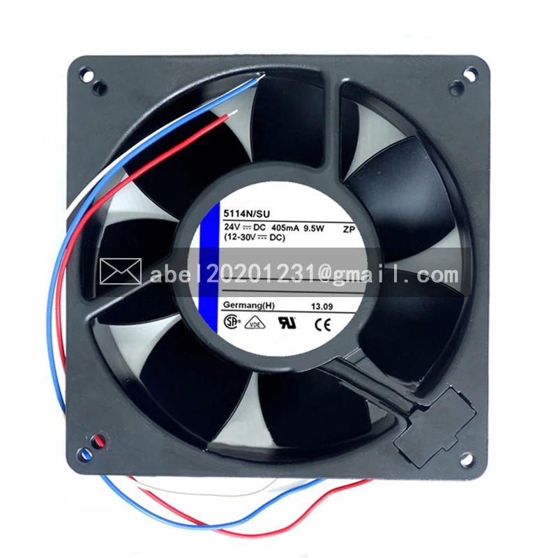 BRAND NEW 5114N/SU 5114 N/SU 24VDC 9.5W ORIGINAL COOLING FAN 135*135*38MM 13538