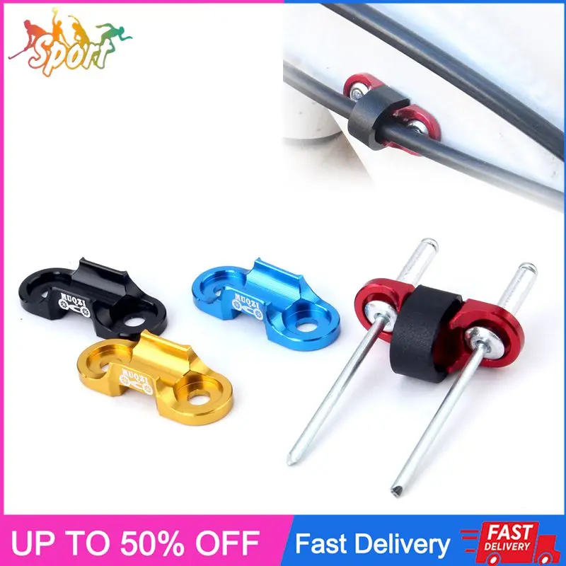 

Велосипедная пряжка, направляющая для троса, компоненты тормозной линии велосипеда, часть, резьбовое основание, держатель MTB, адаптер из алюминиевого сплава, аккуратный