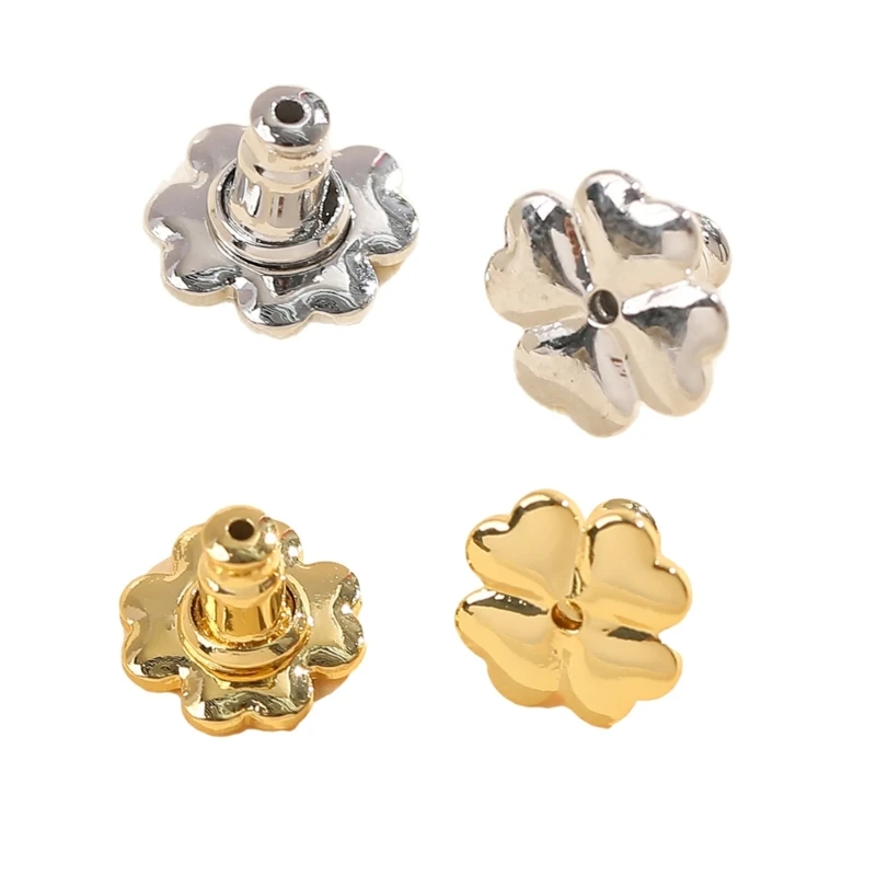 

Clovers Shaped Silicone Ear Stoppers Secure Fit Allergy resistant Nonslip Design for Daily Use and Sports Activities
