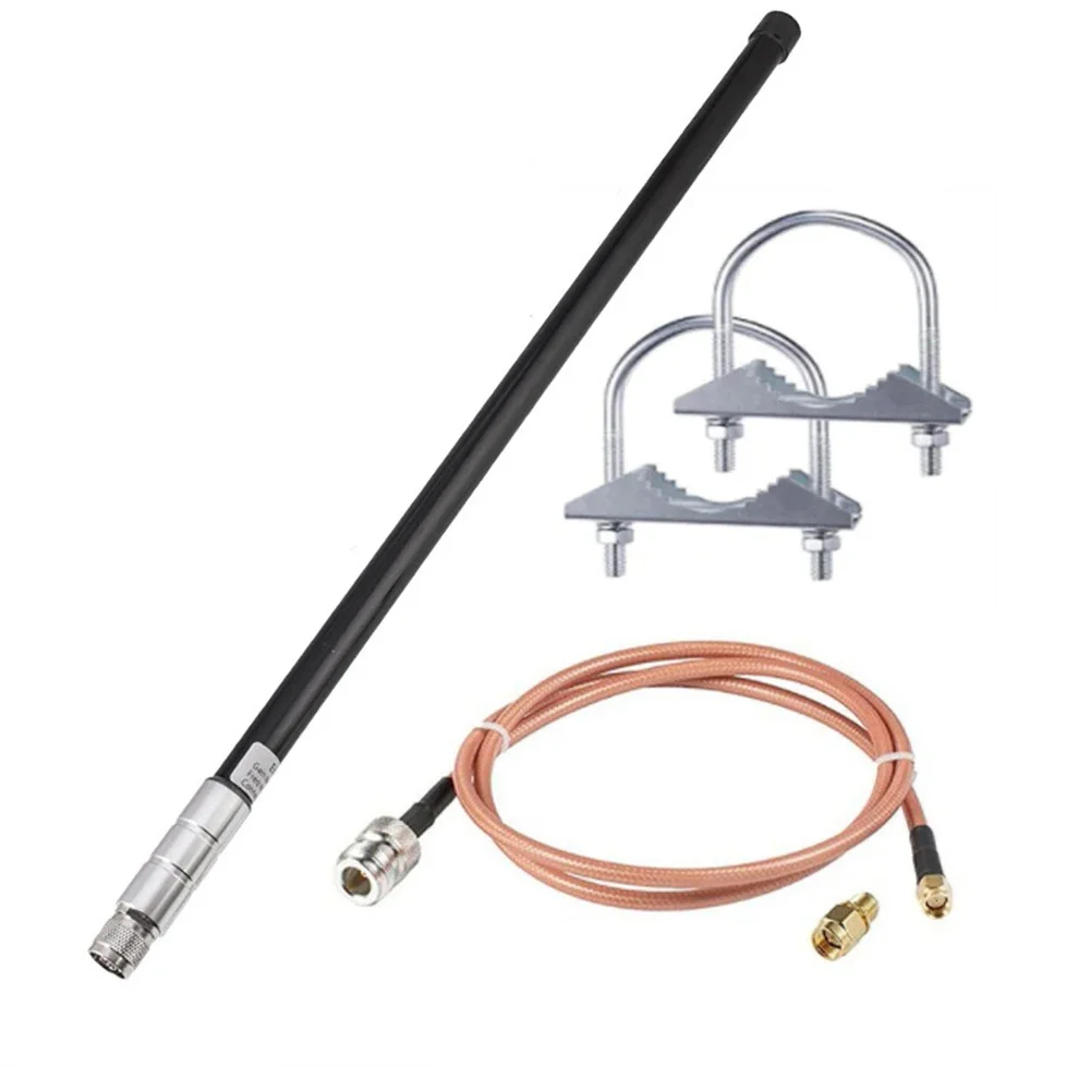 12 Dbi Antenna  For RAK Wireless Aerial With 1pair Clips And 1 Meter Low Loss Cable For Helium For Bobcat HNT 868Mhz 915Mhz