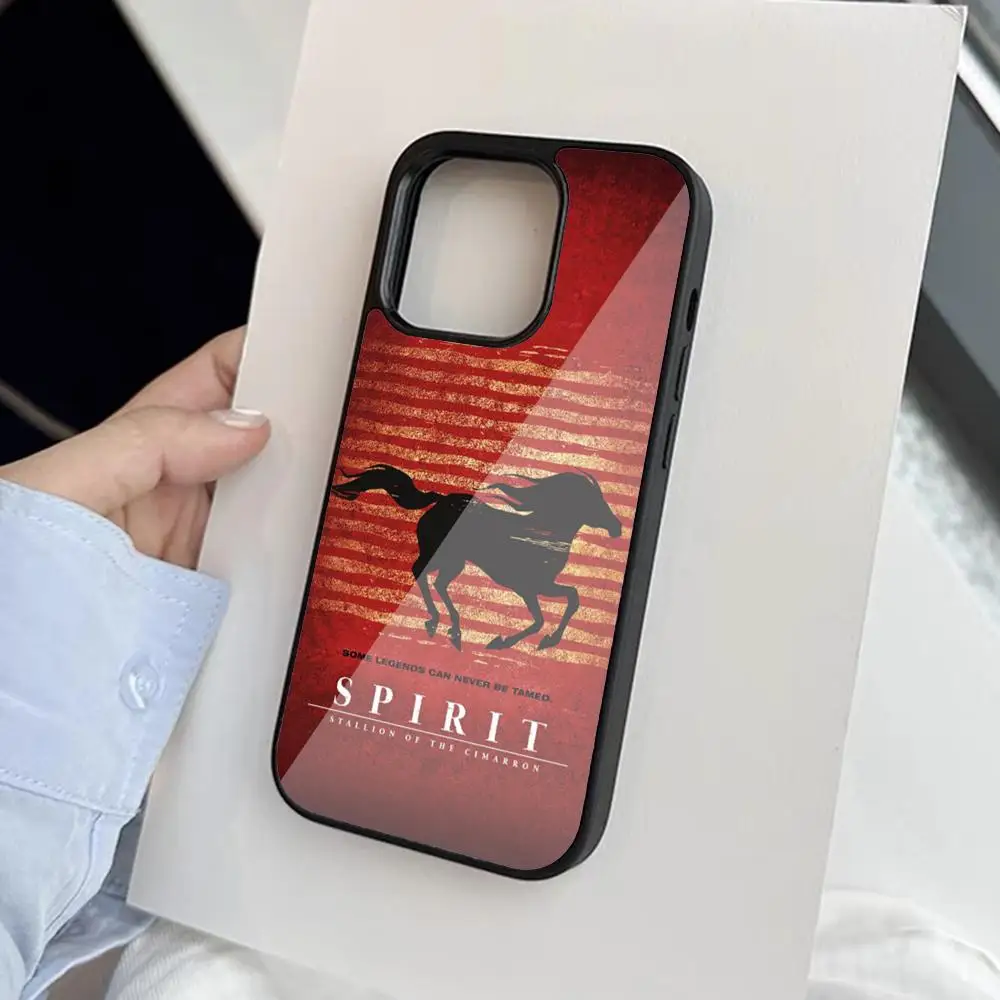 Spirit Stallion Horse Phone Case For Iphone 15 14 13 12 11 Pro Max Mini 8 Plus Se Xr X Xs 2020 PC+TPU Cover