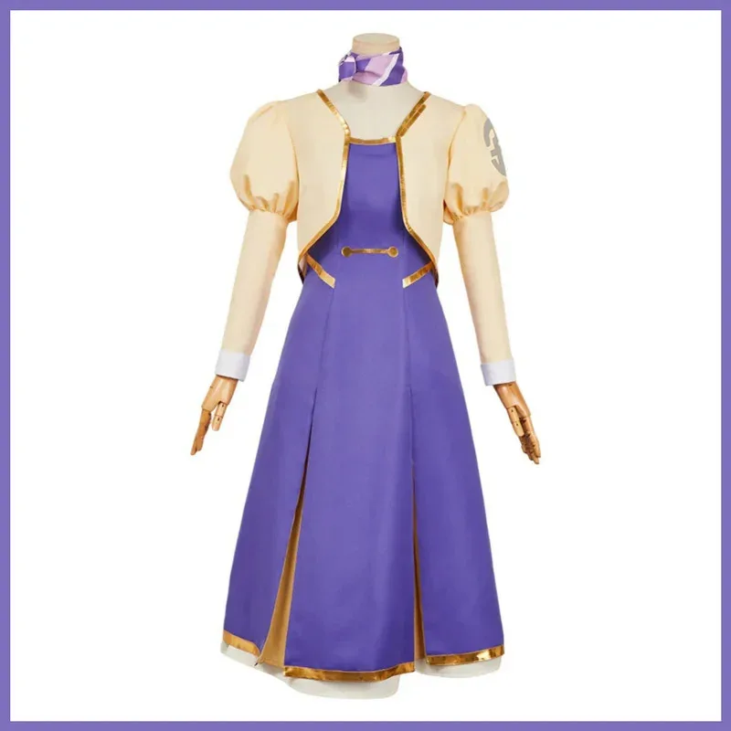 애니메이션 아포칼립스 야치요 코스프레 의상 갤럭시 타워 호텔 임시 관리자 로봇 가발 드레스 코트 여성 귀여운 의상;3'v,6.h;8'