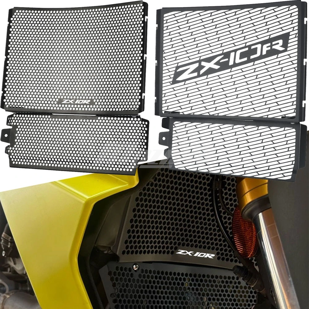 Motorcycle Radiator Guard Grille Cover Protector For Kawasaki ZX10R ZX10RR Ninja ZX-10R ZX-10RR 2021 2022 2023 2024 2025 2026