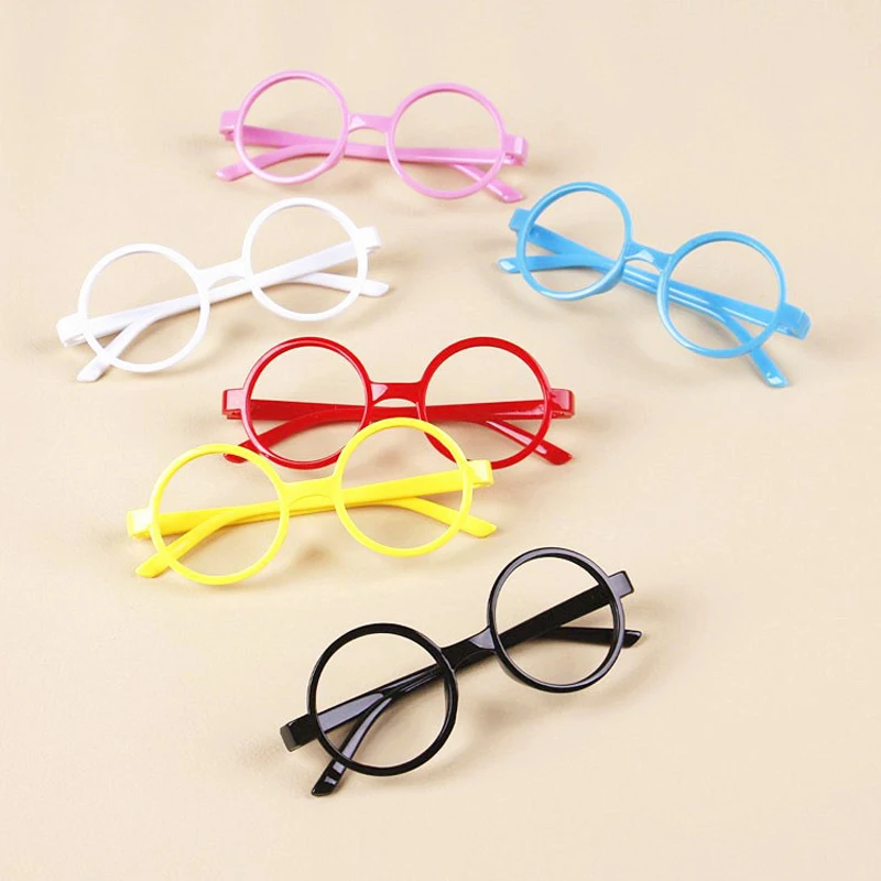 Round Shape Plastic Glasses Frame Fashion Little Baby Children Glasses Frame Without Lens Decoration Accessories Gifts