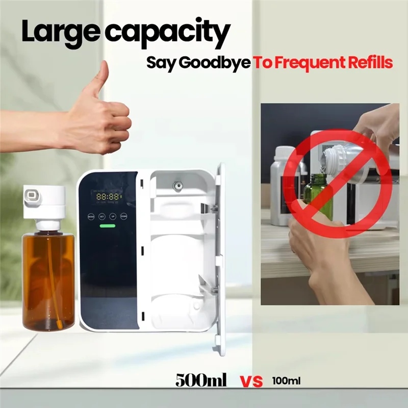 A74G-Настенный ароматизатор большой емкости для использования в вестибюле отеля с ароматом для домашнего аромата большой площади