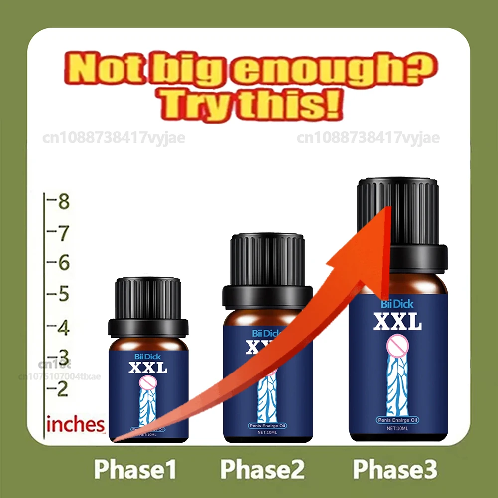 Minyak Pembesar Penis Permanen, Pijat Pria untuk Pertumbuhan, Peningkat Ereksi, Cairan Pembesar Penis Besar, Produk Dewasa Pria