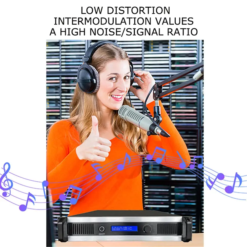 2000W FM broadcast transmitter Professional digital radio transmitter for radio station transmisor fm 2000 watts