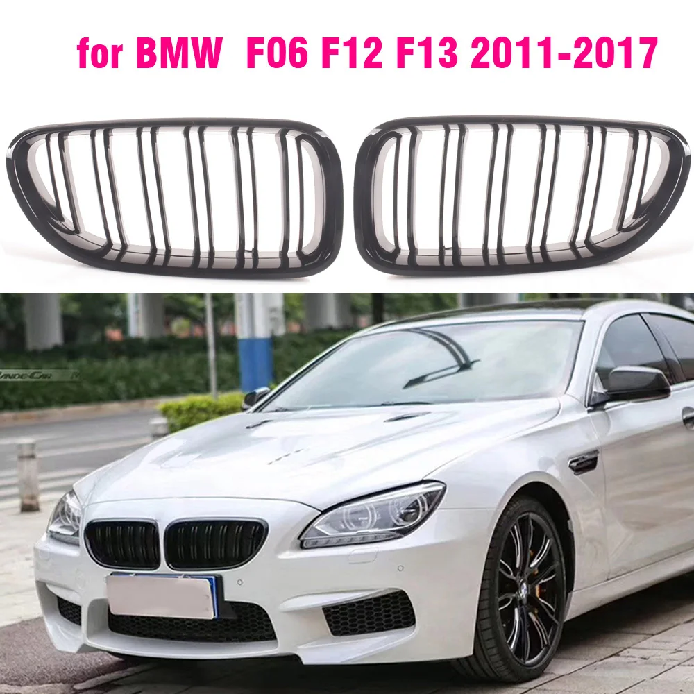 

Для BMW F06 Grill 6 серии F12 F13 и M6 Передний бампер, черная передняя решетка 2012 2013 2014 2015 2016 2017 2018 2019