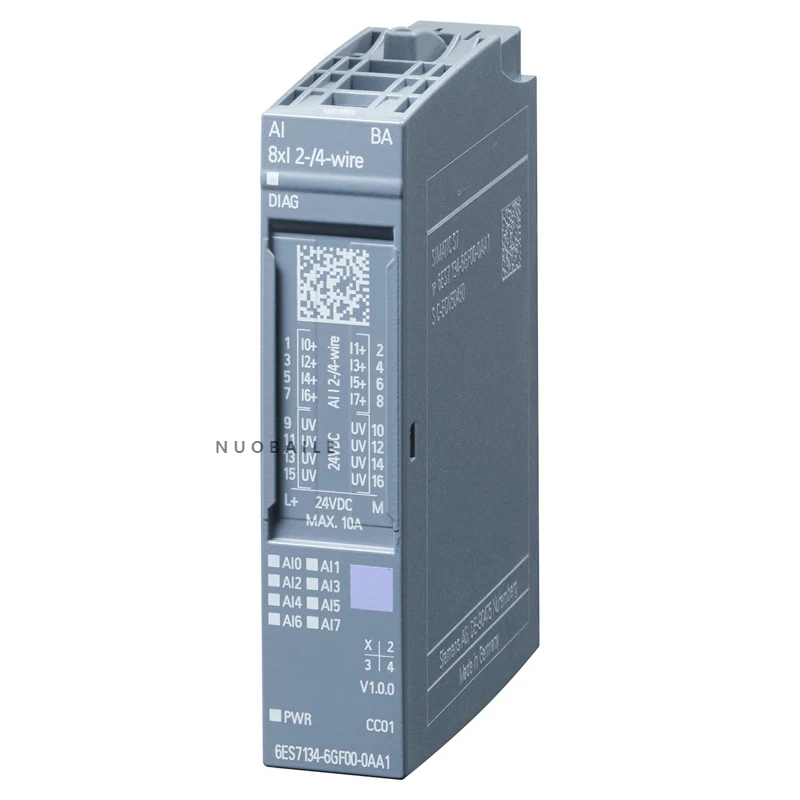 SIMATIC ET 200SP Analog Input Module AI 8XI 2-/4-wire Basic Suitable for BU Type 6ES7134-6GF00-0AA1 6ES71346GF000AA1