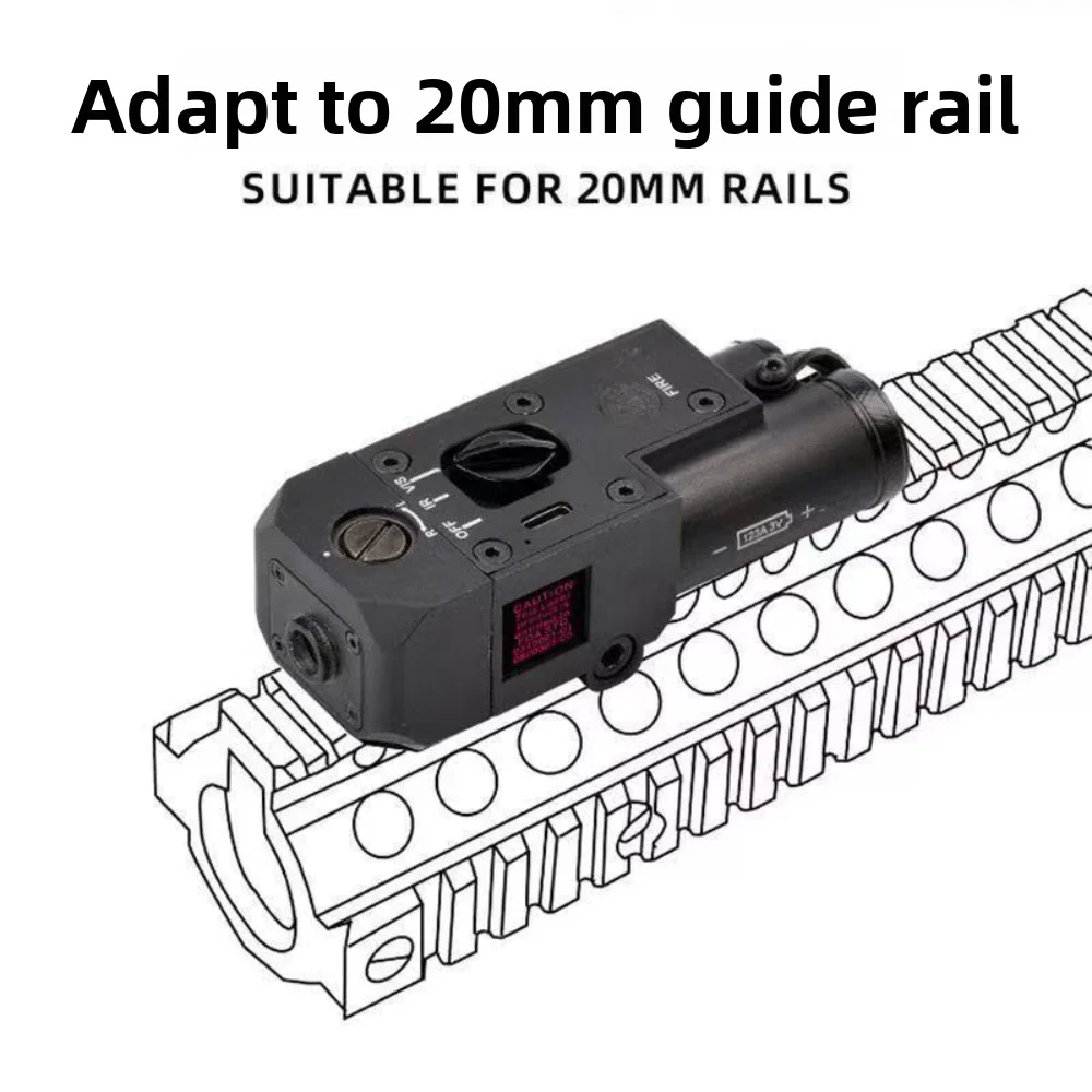 CQBL-1 Multi Adjust Model Alignment Unit USB-C Charging External Remote Switch Standard Rail Hobby Parts