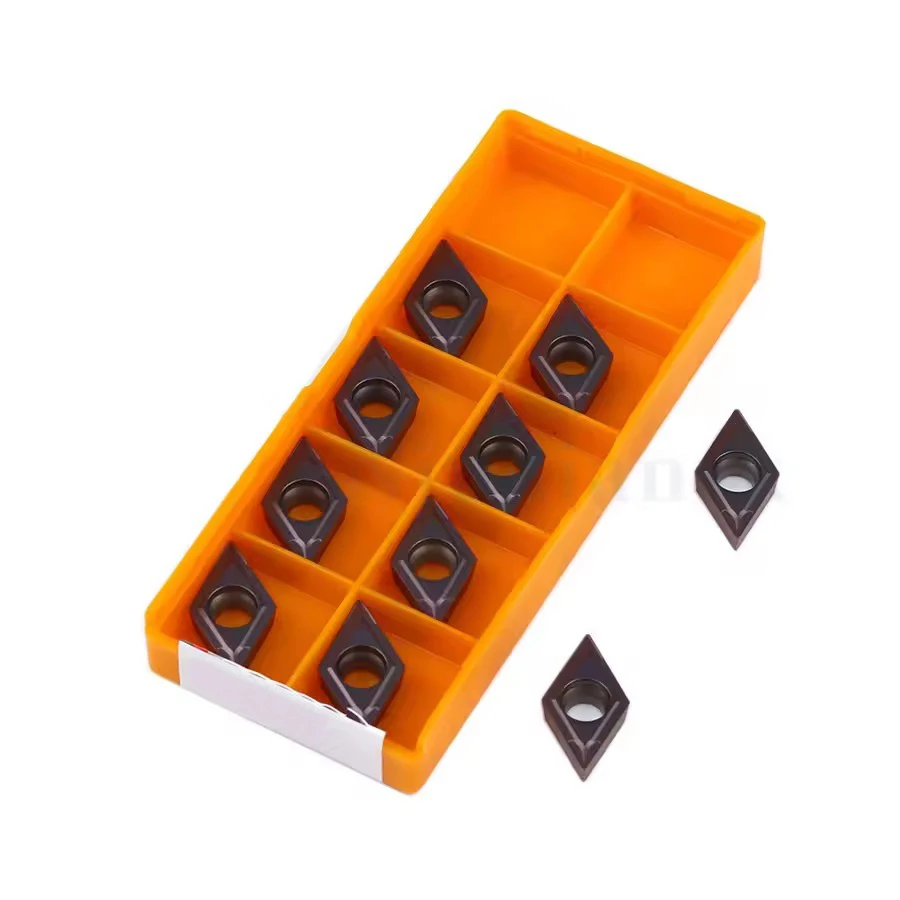 مخرطة CNC DCMT11T304 DCMT11T308 CNC كربيد تحول إدراج بالقطع مركز DCMT سلسلة أداة تحول داخلية المعين مملة شفرة