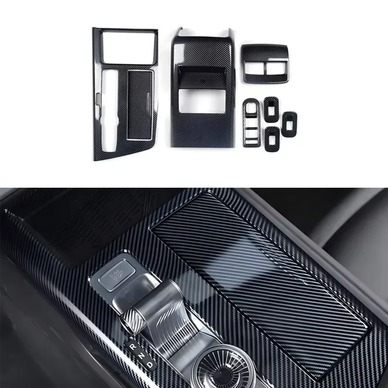 For BJ30 Modified Armrest Box Anti-kick Cover Rear air Conditioning Outlet Panel Protective Cover for Baic Bj30 Accessories