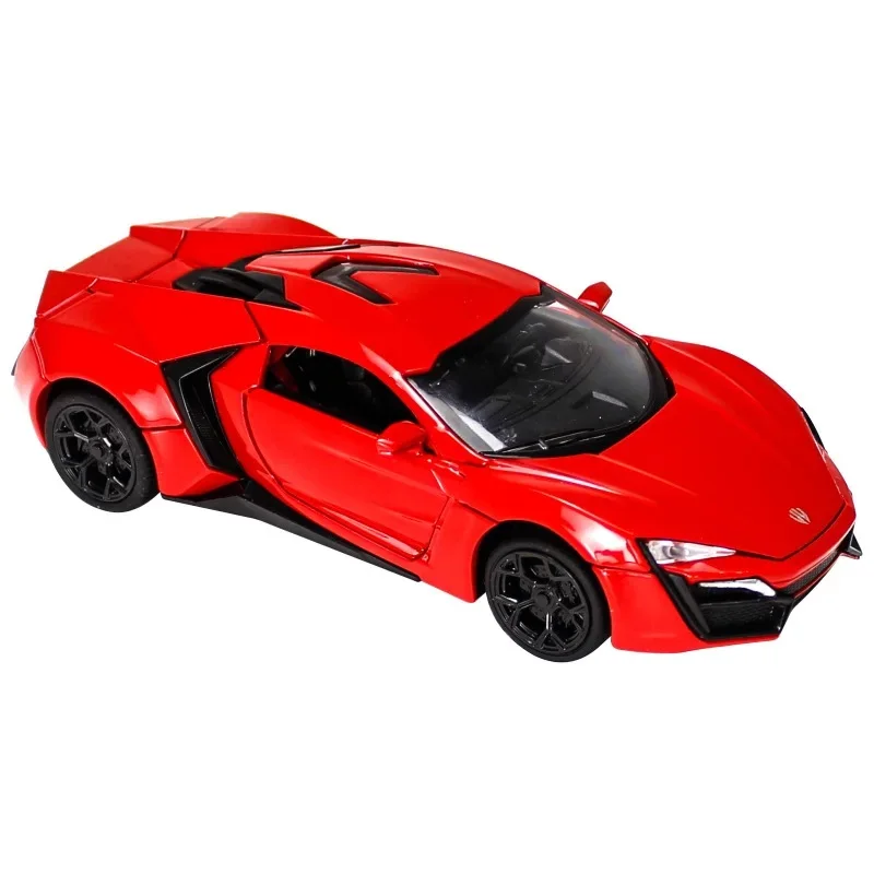 Simulation Lykan Hypersport Fast Alloy Car Model Diecasts & Toy Vehicles And Cars Decoration Toys For Children Boy