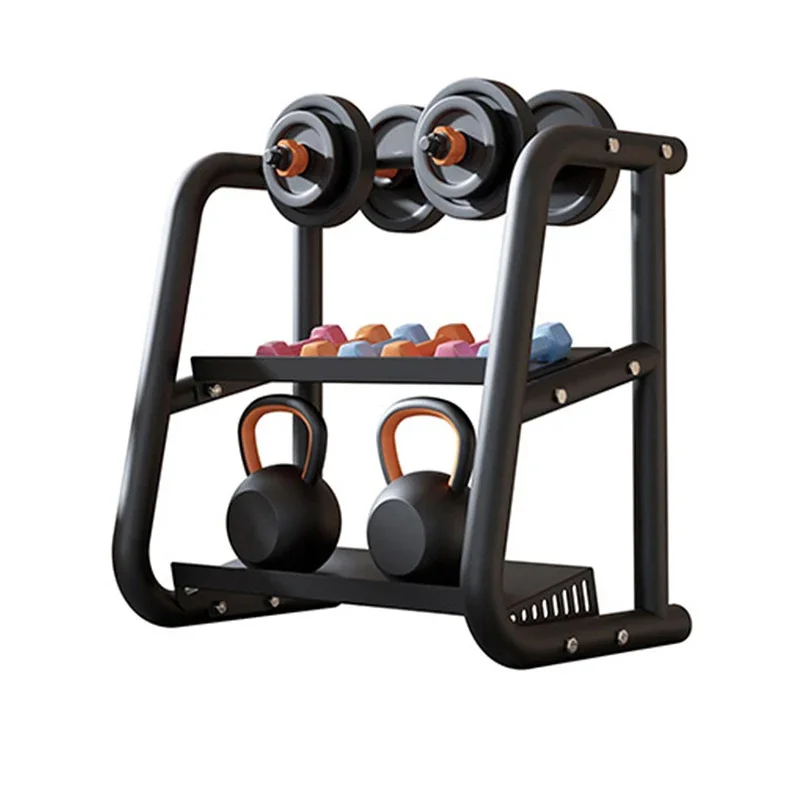 Multifunction Kettlebell Dumbbell Rack Home Commercial Sports Fitness Gym Equipment Storage Holder Weight Support Floor Bracket