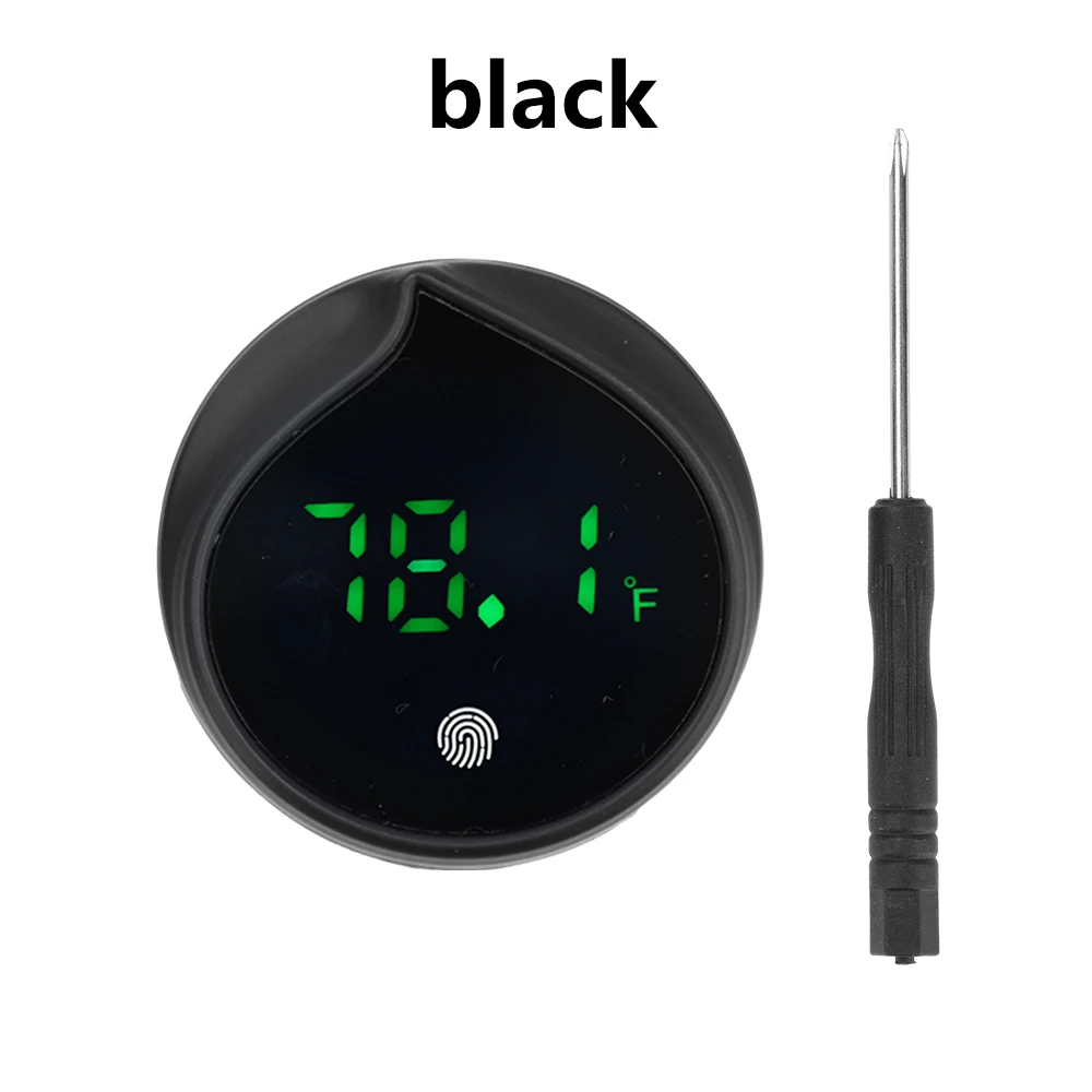 High Precision LED Digital Display Aquarium Thermometer Electronic Thermometer with Touch Button ℃/℉ Switching 0-60℃ (32-140℉)