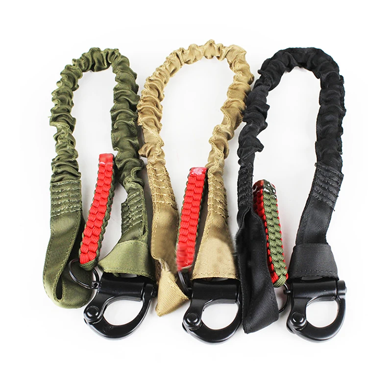 

Tactical Quick Release Safety Rifle Sling Lanyard Strap Rope Line Climbing Rope Airsoft Protective Sling for Outdoor Hunting