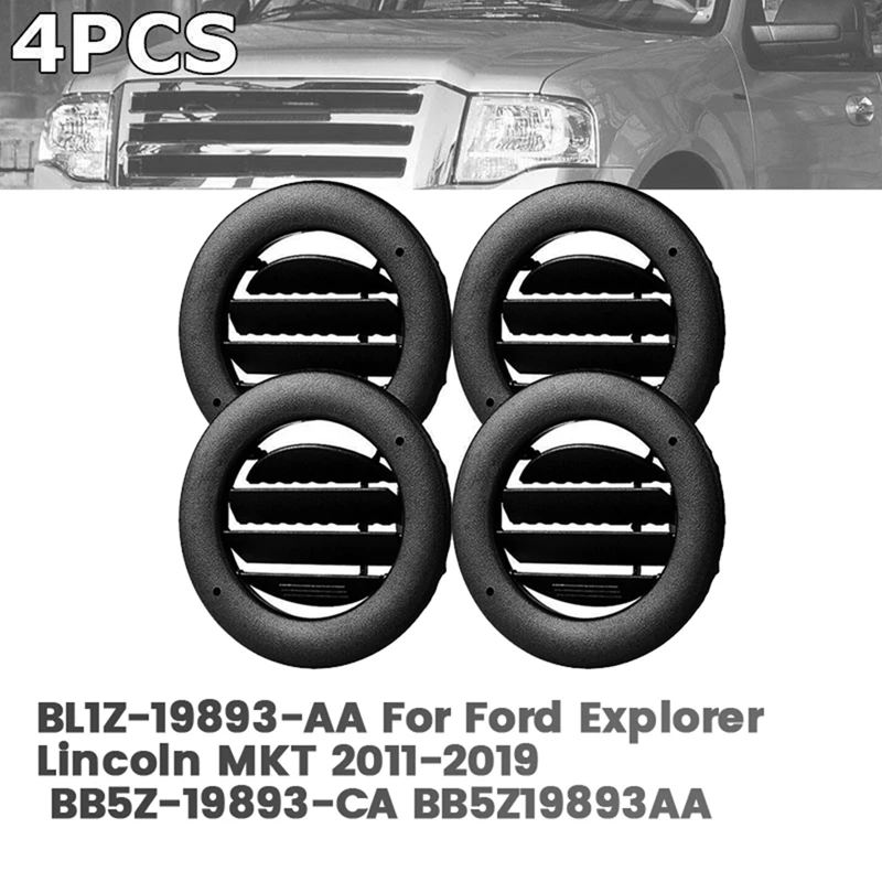 4X Car Ceiling Roof AC Heater Air Vent BL1Z-19893-AA For Ford Explorer Lincoln MKT 2011-2019 BB5Z-19893-CA BB5Z19893AA Parts