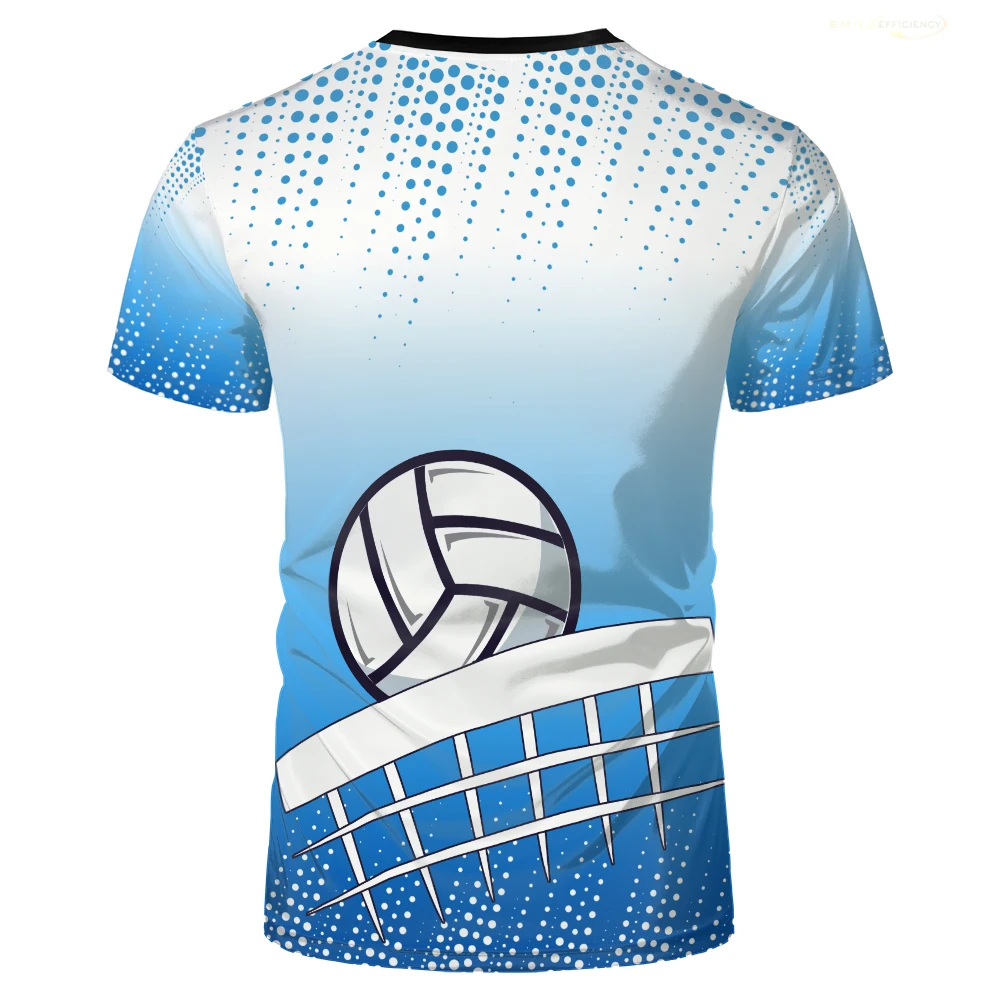 Volleyball Clothes Men T-Shirt Badminton Tennis Jerseys Sportswear Casual T-Shirts Breathable Running Fitness Training Suit Tees