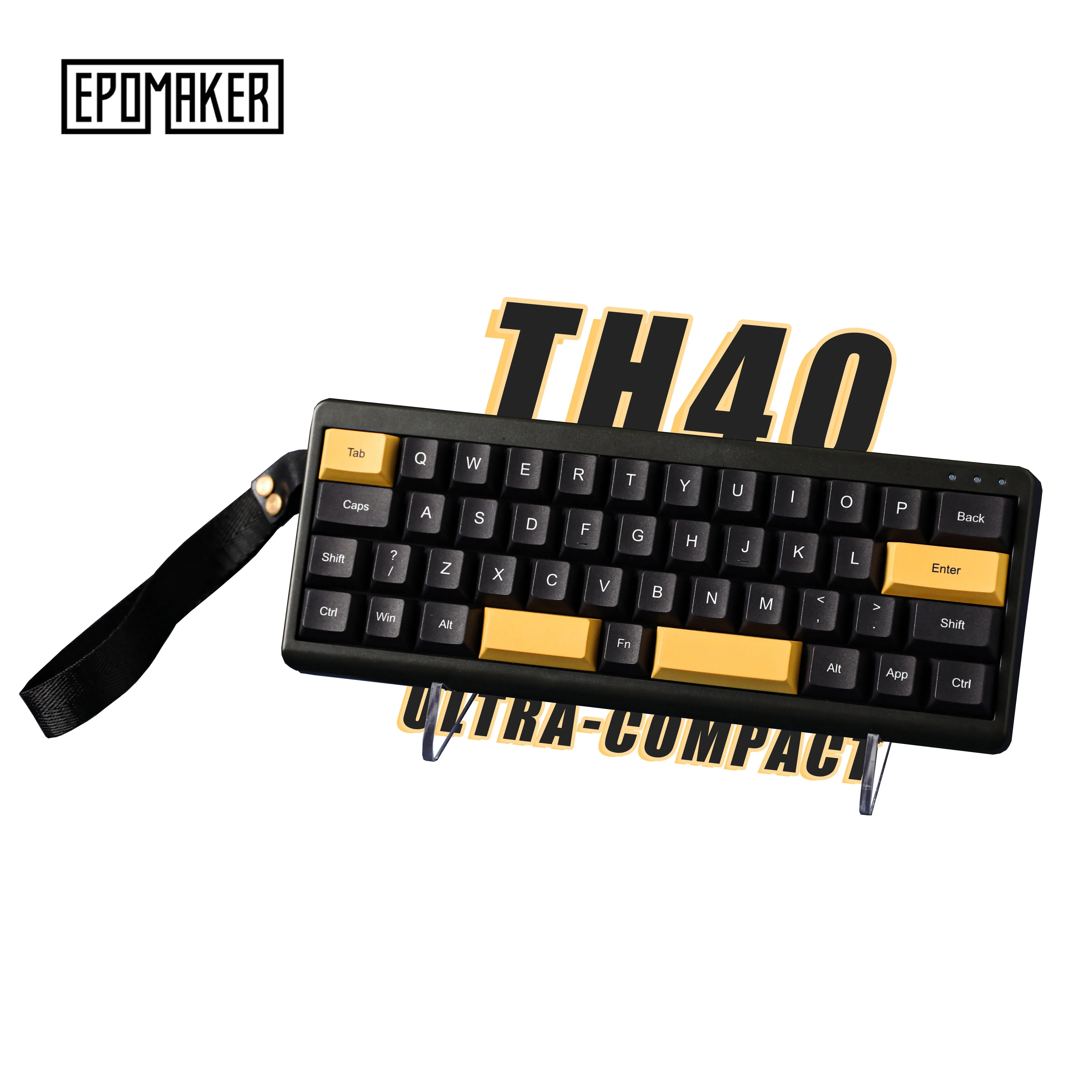 

Epomaker TH40 Ultra-Compact 40% Layout mechanical keyboard mechanical keyboard wireless blue hot swap