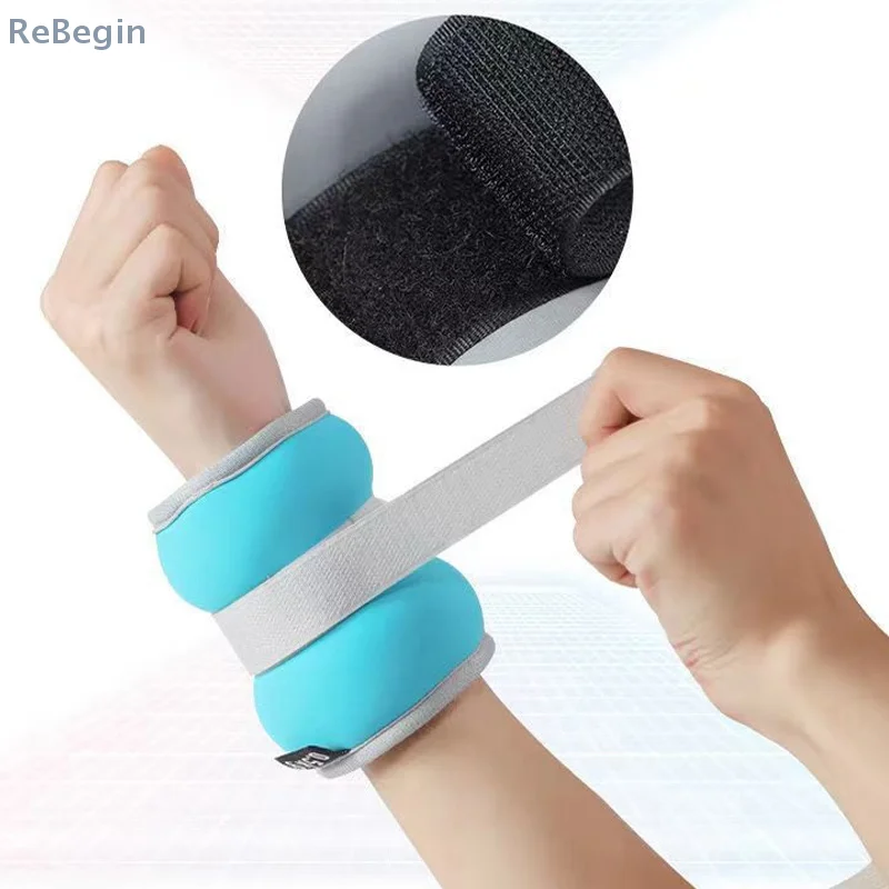 

1Pair Adjustable Ankle Weights (0.25kg*2pcs) Neoprene Leg Arm Straps For Fitness Aerobics Physical Therapy For Women Men Kids