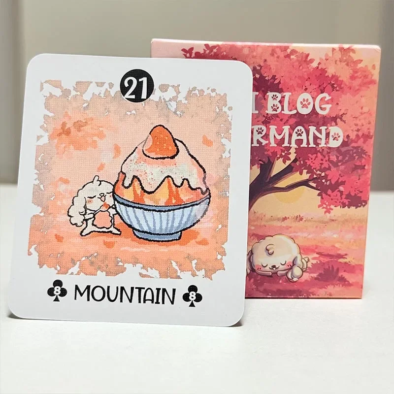 Boji blog lenormand deck versão em inglês 39 peças viagem de um coelho através do destino adivinhação cartão de tarô para amantes de tarô