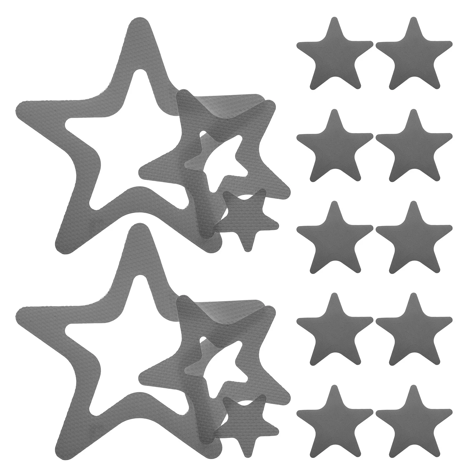 

12Pcs Non Slip Bathtub Stickers Cartoon Star Design Self Adhesive Shower Floor Grips for Elderly Children Safety Bathroom Decor