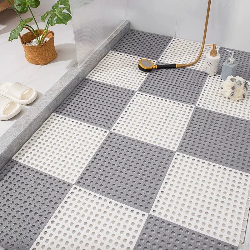 Shower Room, Bathroom Floor Mat Bathroom Entrance Kitchen Foot Mat Waterproof and Anti Slip