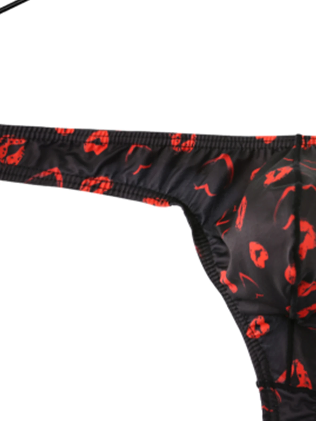 Men\'s underwear, sexy lip print, breathable men\'s thong