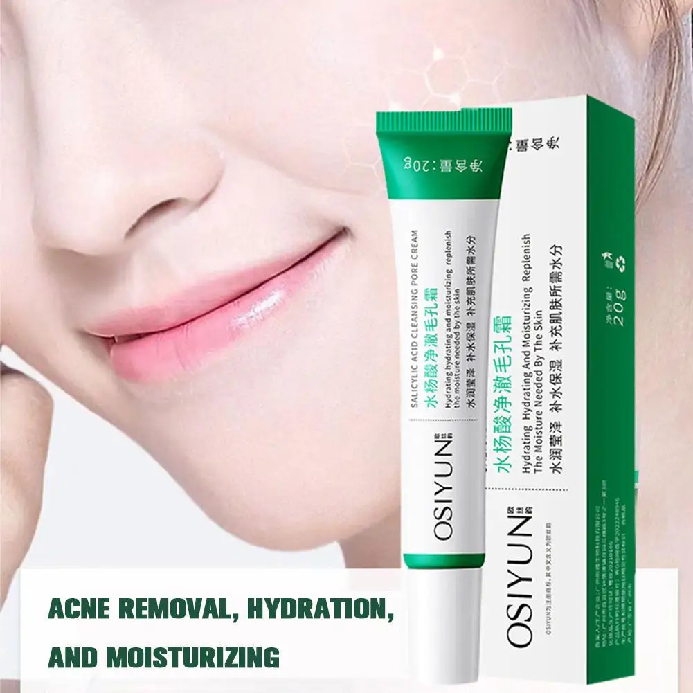 Salicylic Acid Pore Shrinking Cream Quick Elimination Face Pores Skin Product Blackehead Tighten Korean Large Remove Care S F6k4