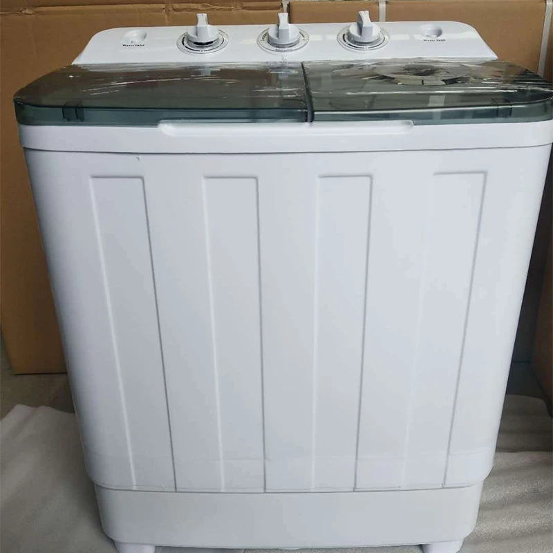 Portable Semi-automatic 2-in-1 Washer & Dryer Combo - Compact Washing Machine with Drainage Pump