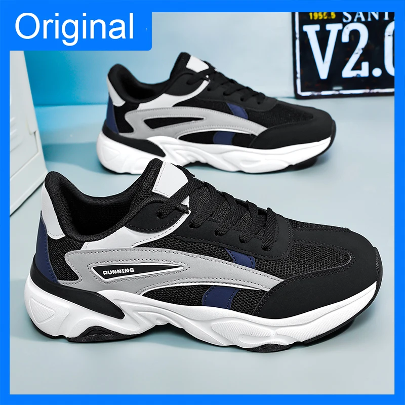 

Мужские спортивные кроссовки 2026: Новые, модные, дышащие, легкие, на толстой подошве, для бега и тенниса, универсальные и комфортные