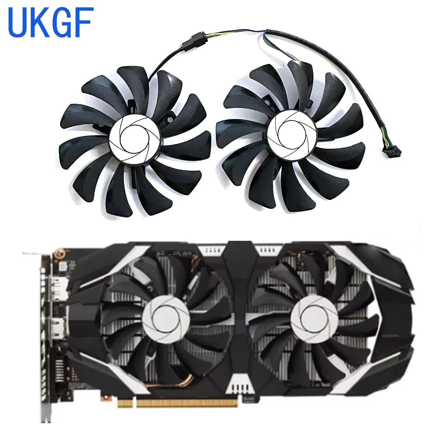 For MSI GTX 1060 OC 6G GTX 960 P106-100 P106 GTX1060 GTX960 Graphics Card Fan New 85MM HA9010H12F-Z 4Pin Cooler Fan Replacement