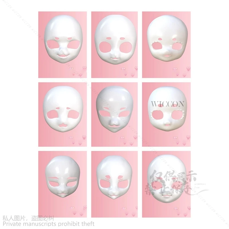 

Anime Cosplay Furry Skull Kig Cute Japanese Beast Head COS Beast Costume Lolita Mask Head Shell Halloween Woman Man Roleplay set