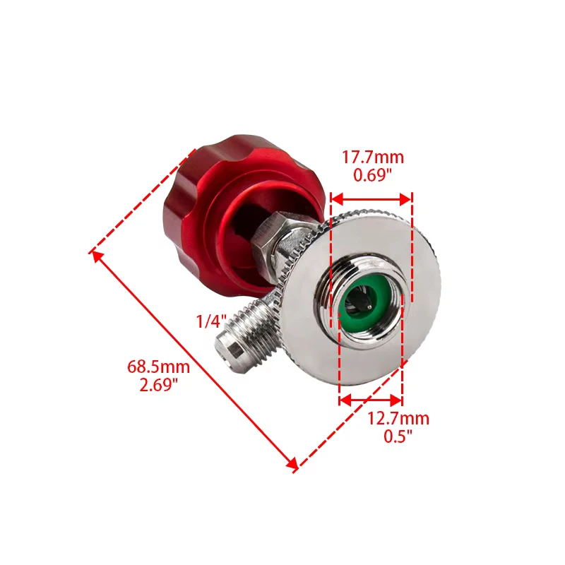 M14 1/4'' R134a Refrigerant Bottle Opener R12 R410a R404a R407a R600a R22 A/C Refrigerant Can Tap bottle opener Auto Accessories