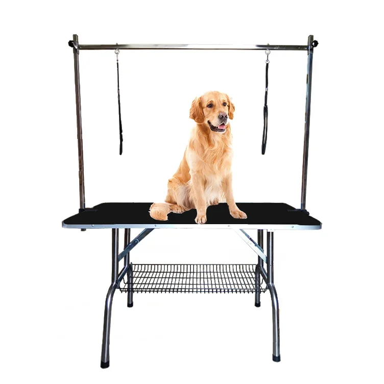 a forWholesale Antislip Plate Pet Grooming Tables Collapsible Dog Grooming Table