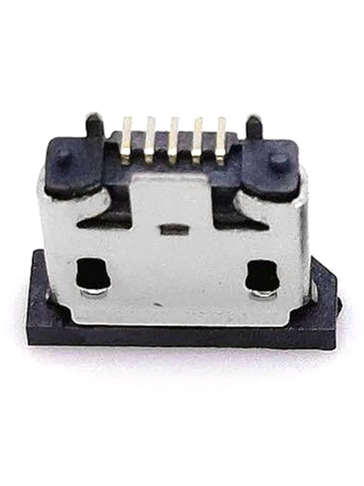 5-20 sztuk Micro mini USB 5pin żeńskie gniazdo 180 stopni jack 5P pionowa łatka bezpośrednie wtyczka złącze USB gniazdo zasilania — zdjęcie 2