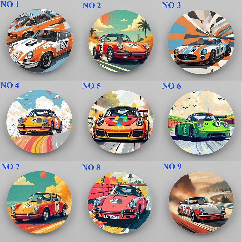 

28.5mm Watch Dial Custom Pattern Dial nh35 Dial Color Printing nh35 Watch Face Fit NH35/36 Movement Watch Parts