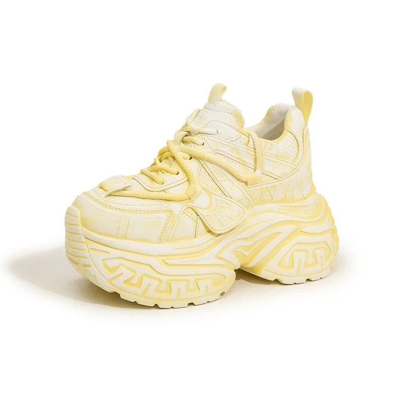 

Thick Soled Dad Shoes, Women's Shoes, Spring Versatile Ins, Trendy, Height Increasing, Sports Sponge Cake Casual Shoes for Women